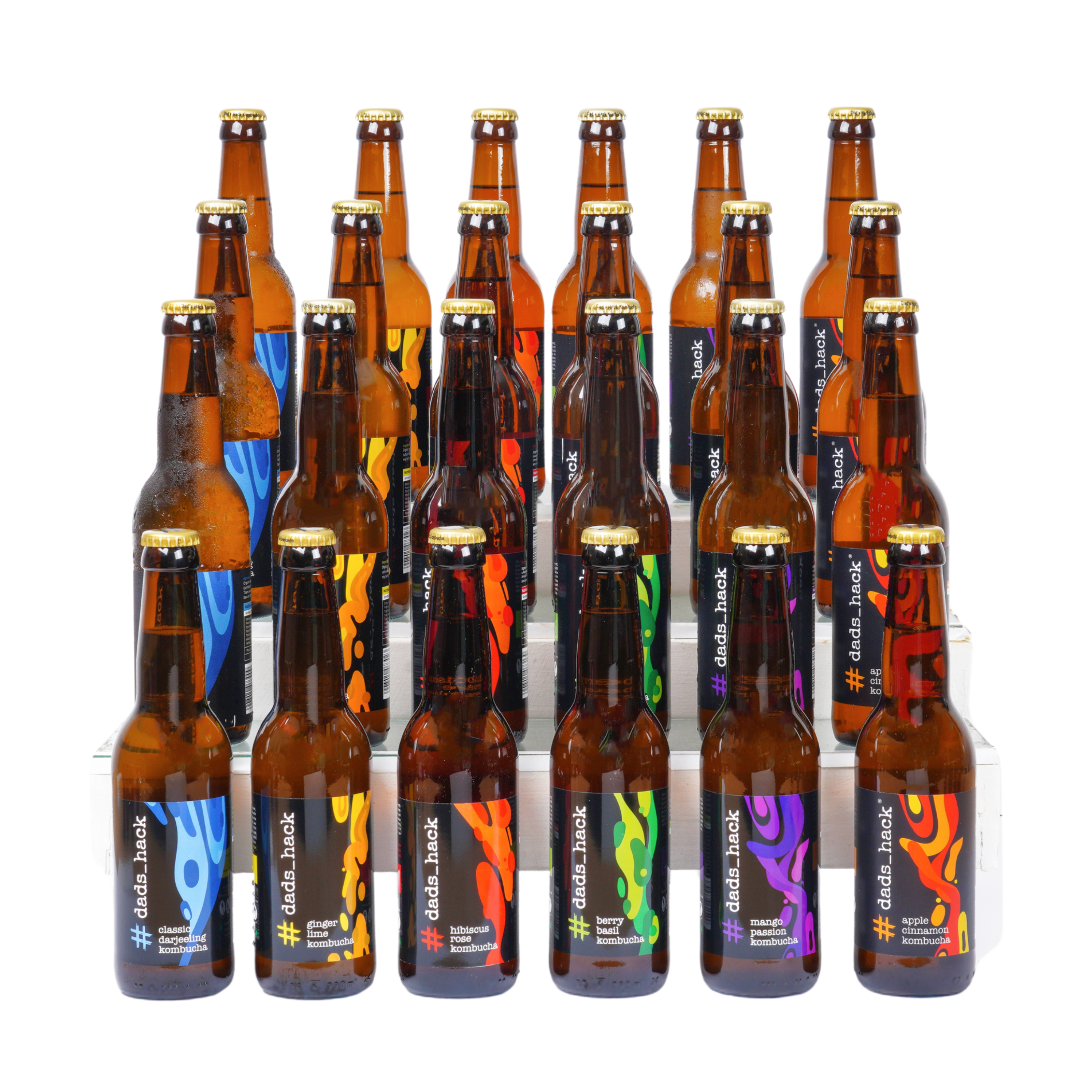 24-Pack Kombucha Bottles