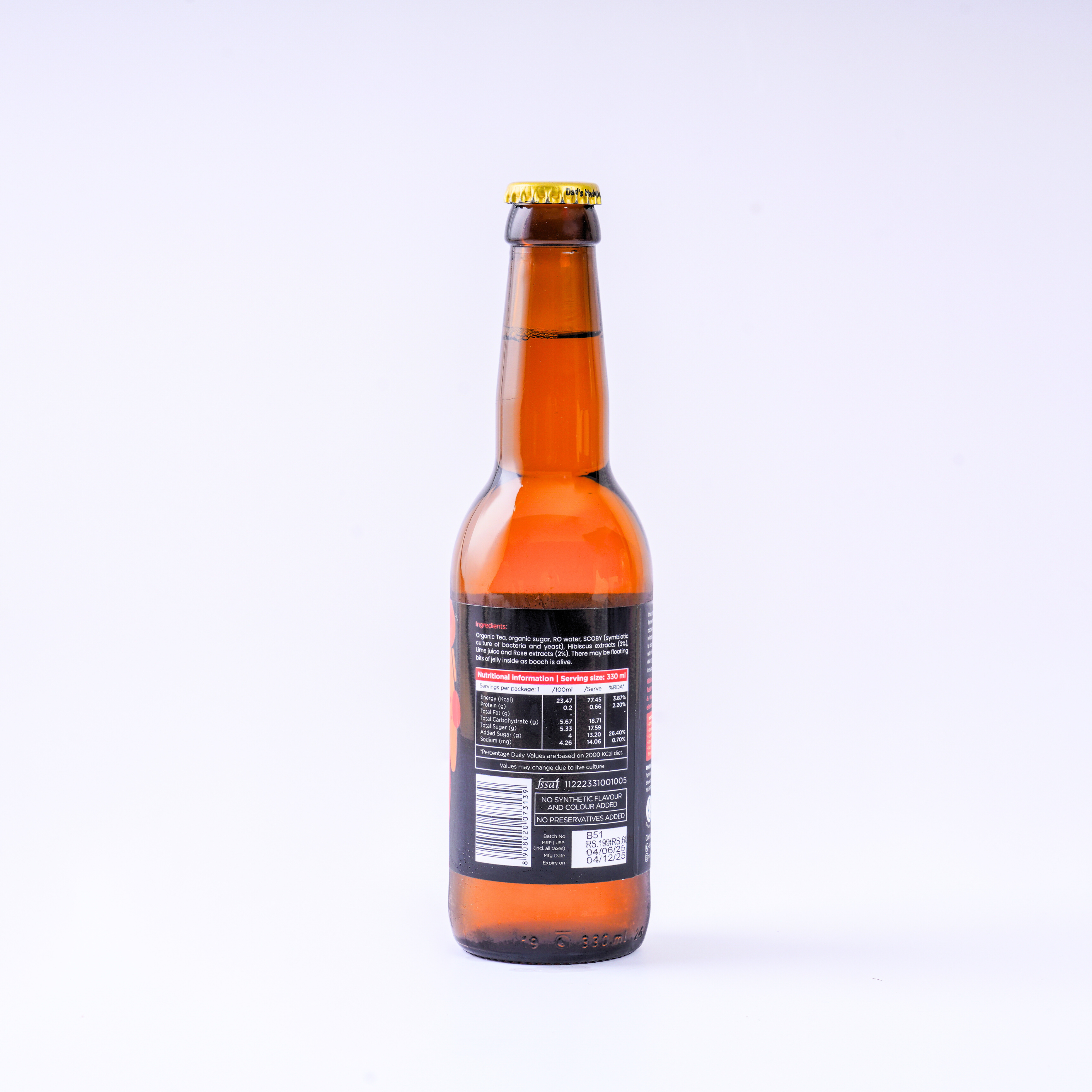 Hibiscus Rose Kombucha
