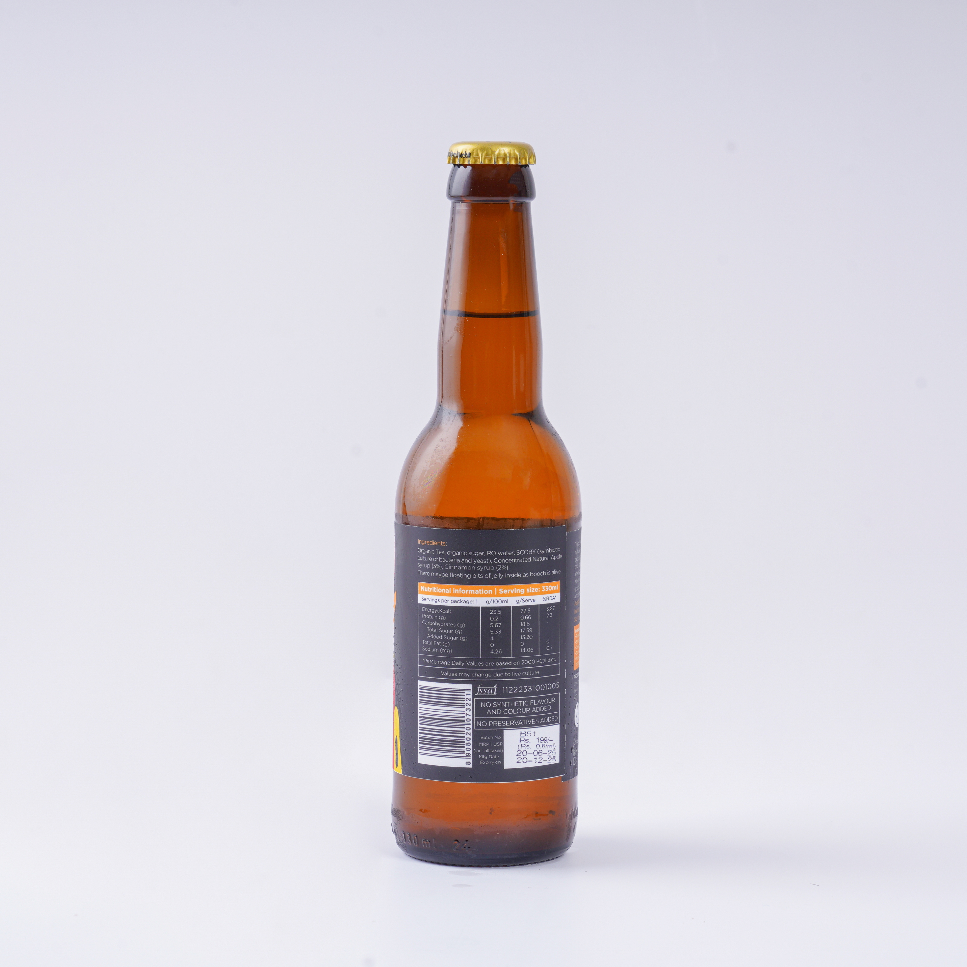 Apple Cinnamon Kombucha