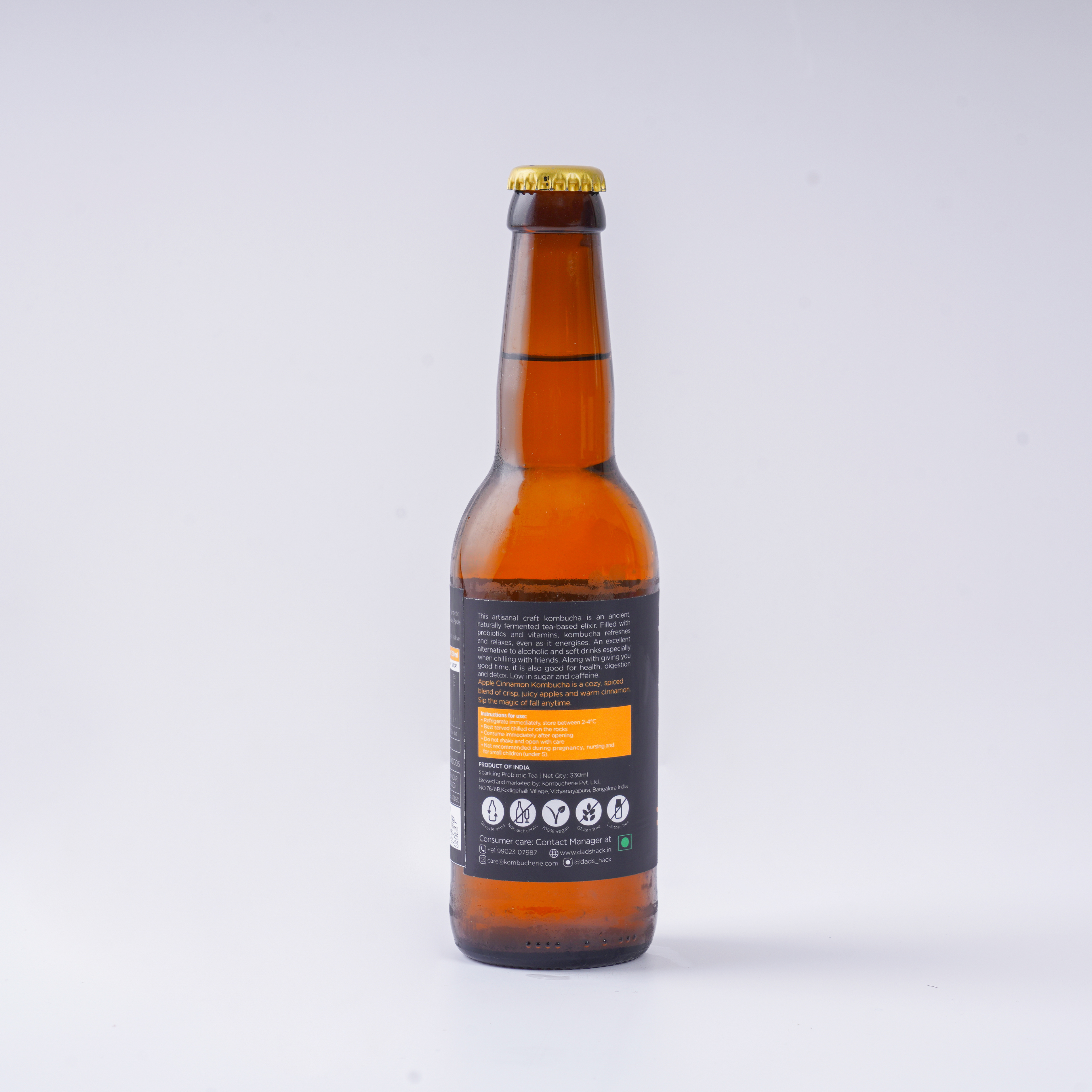 Apple Cinnamon Kombucha