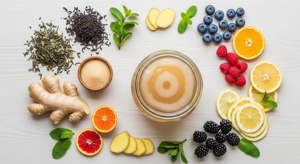 Kombucha Ingredients: Fermented Tea Basics and Benefits
