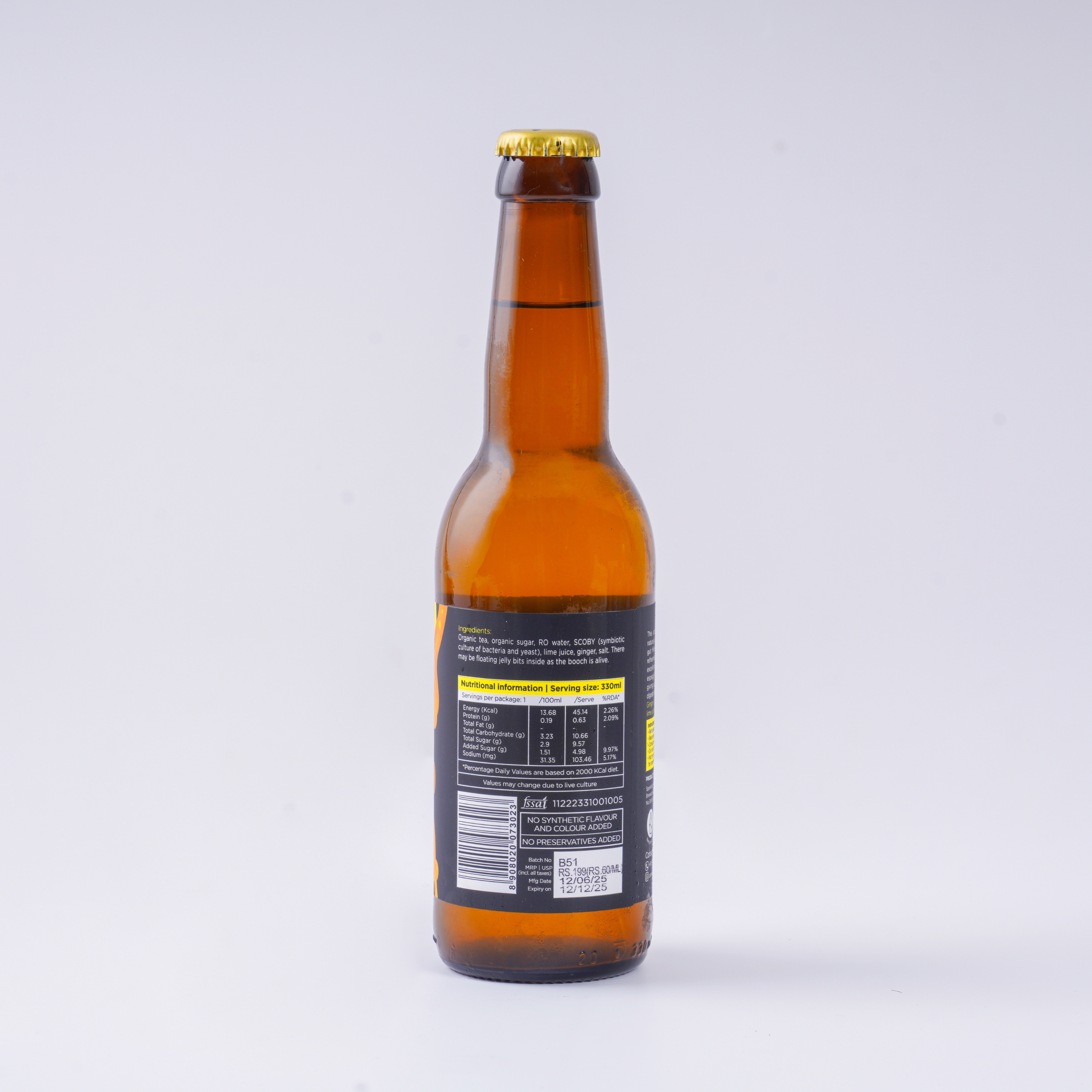 Ginger Lime Kombucha