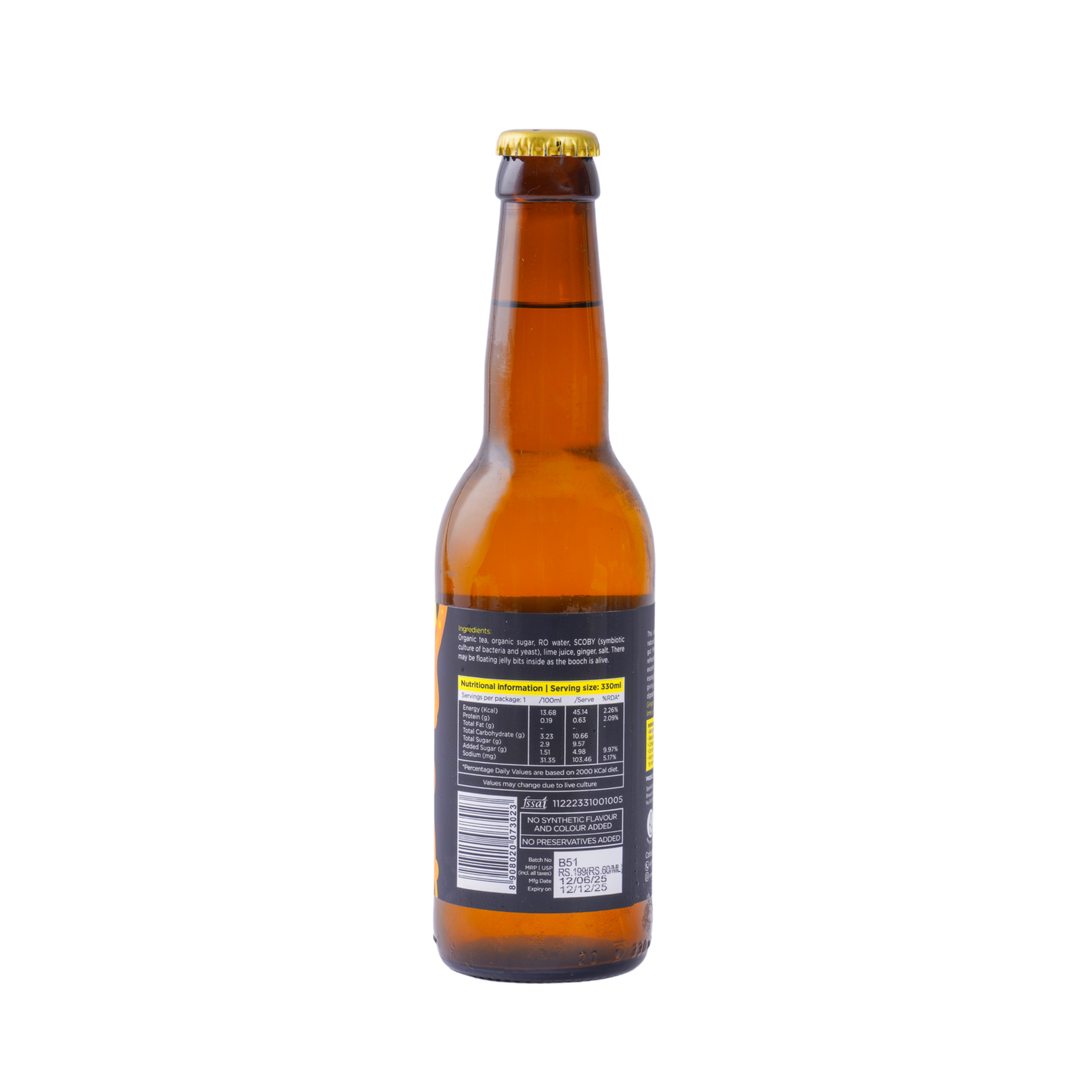 Ginger Lime Kombucha
