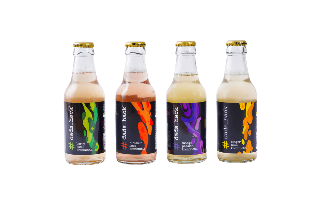 4-Pack Kombucha Mini Bottles 200ml (Taster Pack)