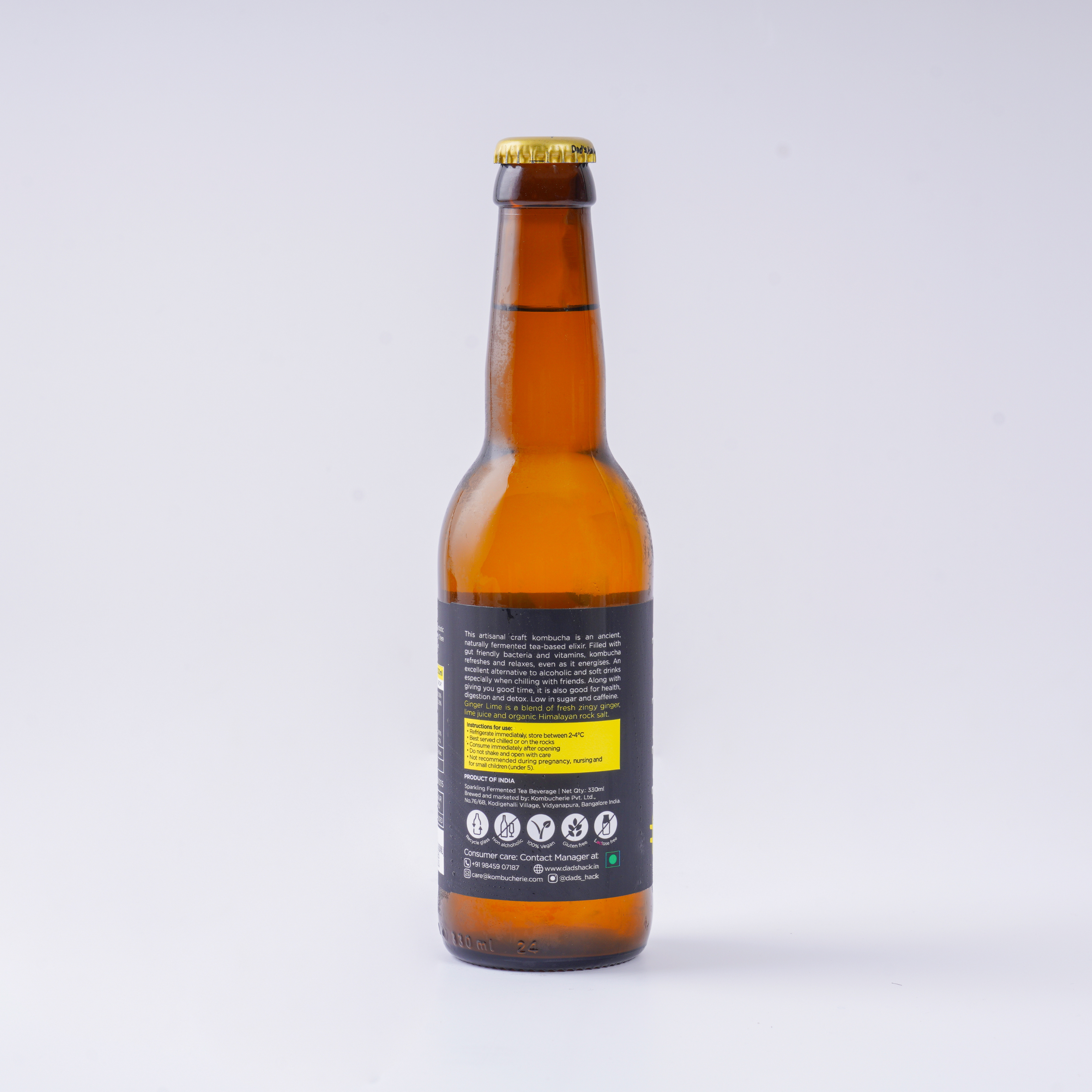 Ginger Lime Kombucha