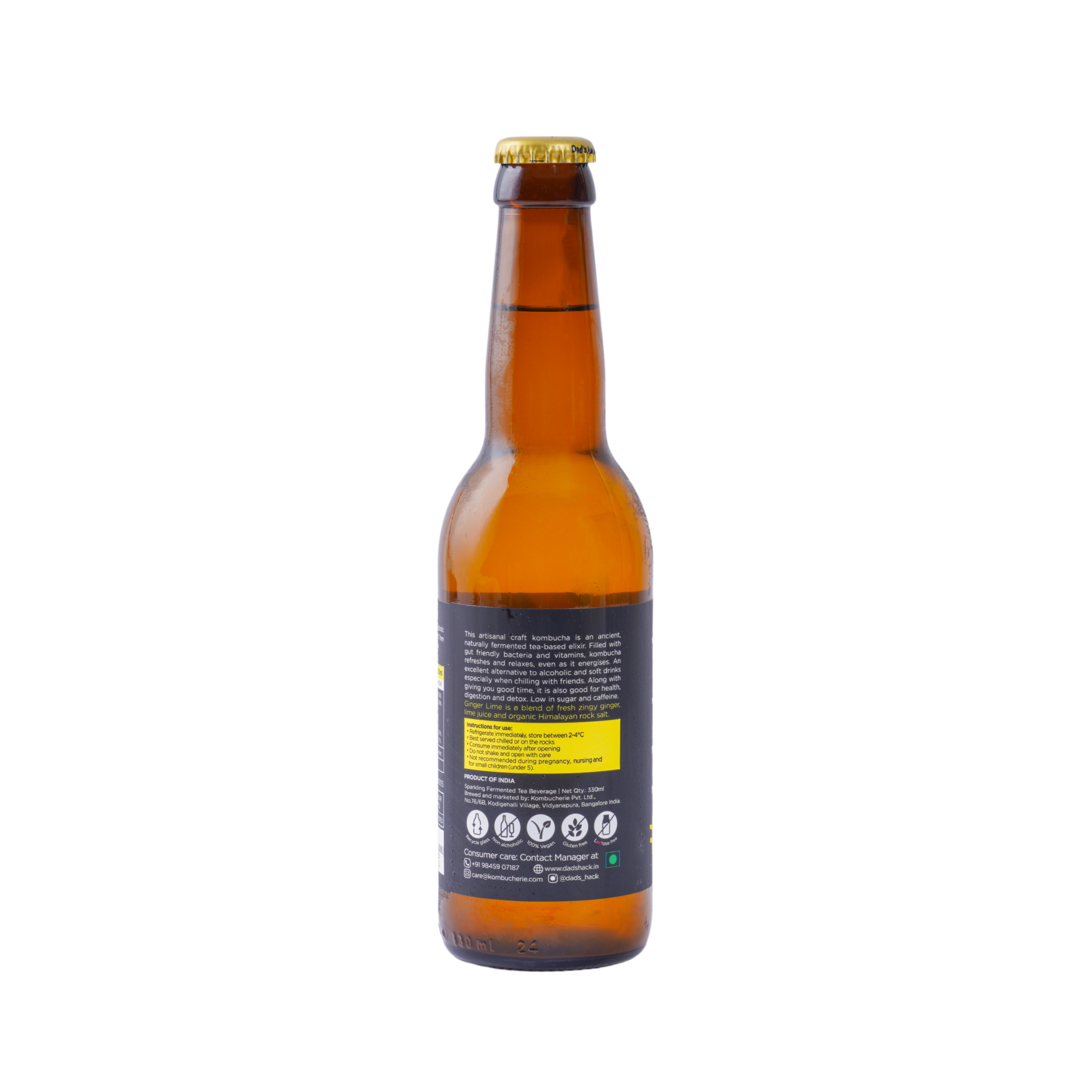Ginger Lime Kombucha