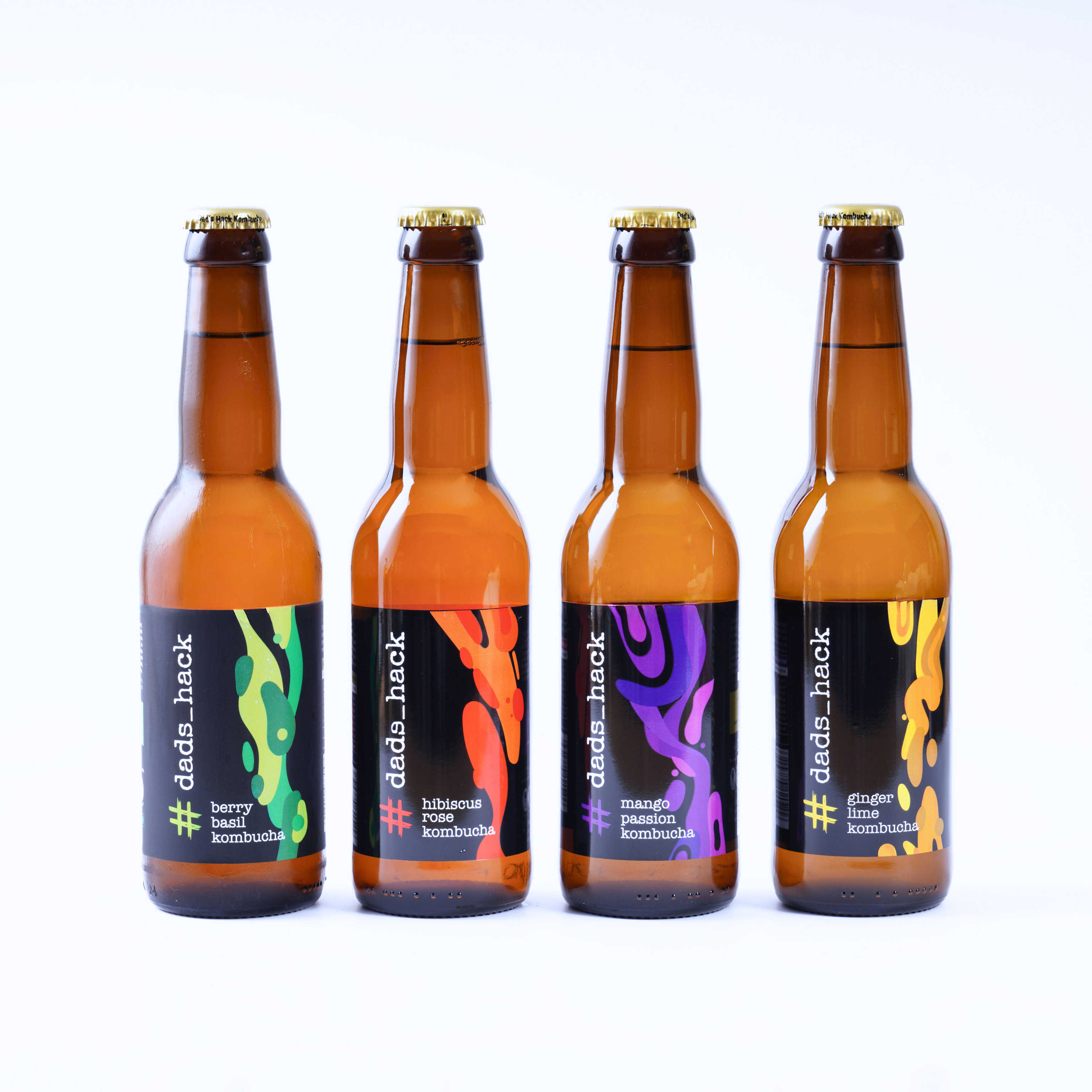 4-Pack Kombucha Bottles (Taster Pack)
