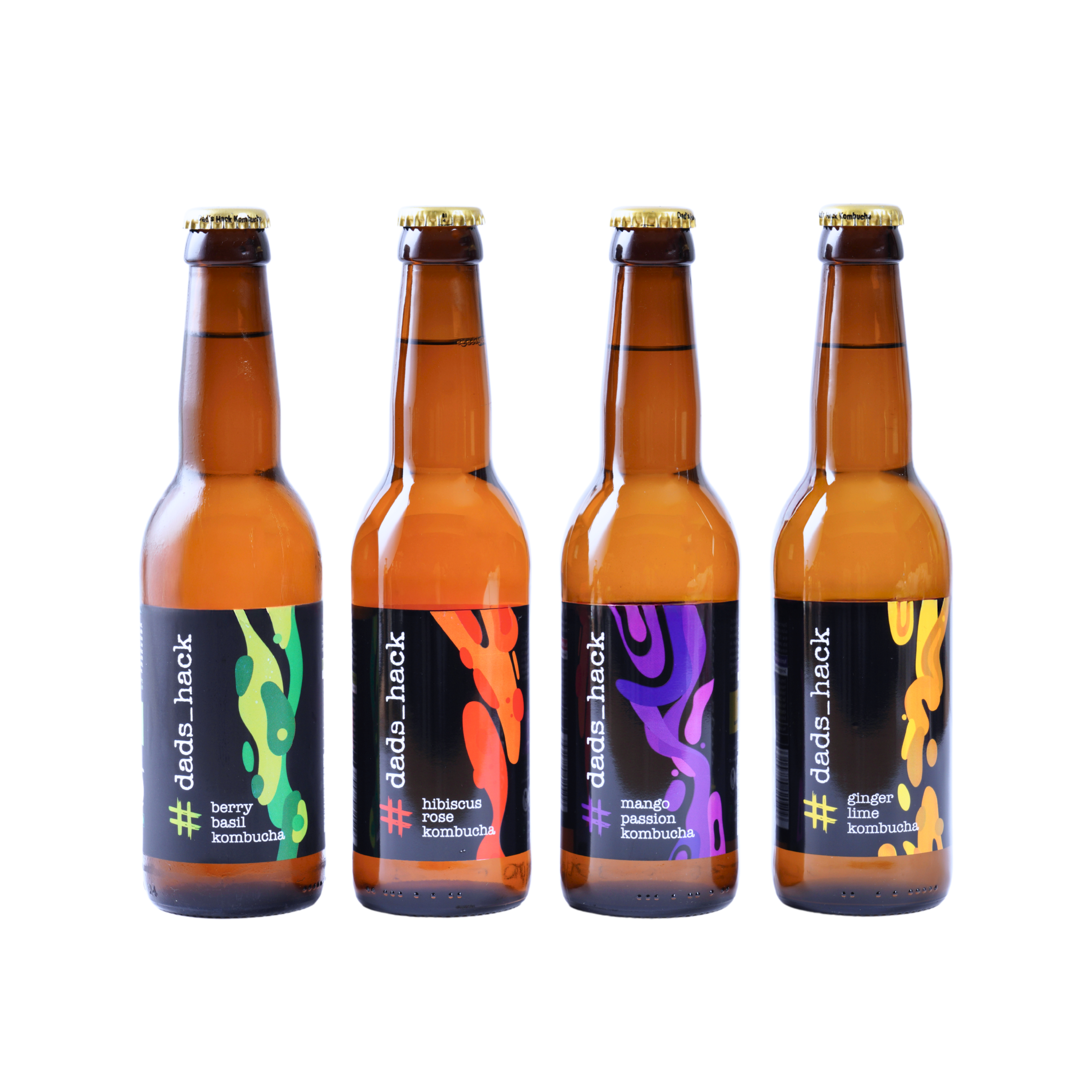 4-Pack Kombucha Bottles (Taster Pack)