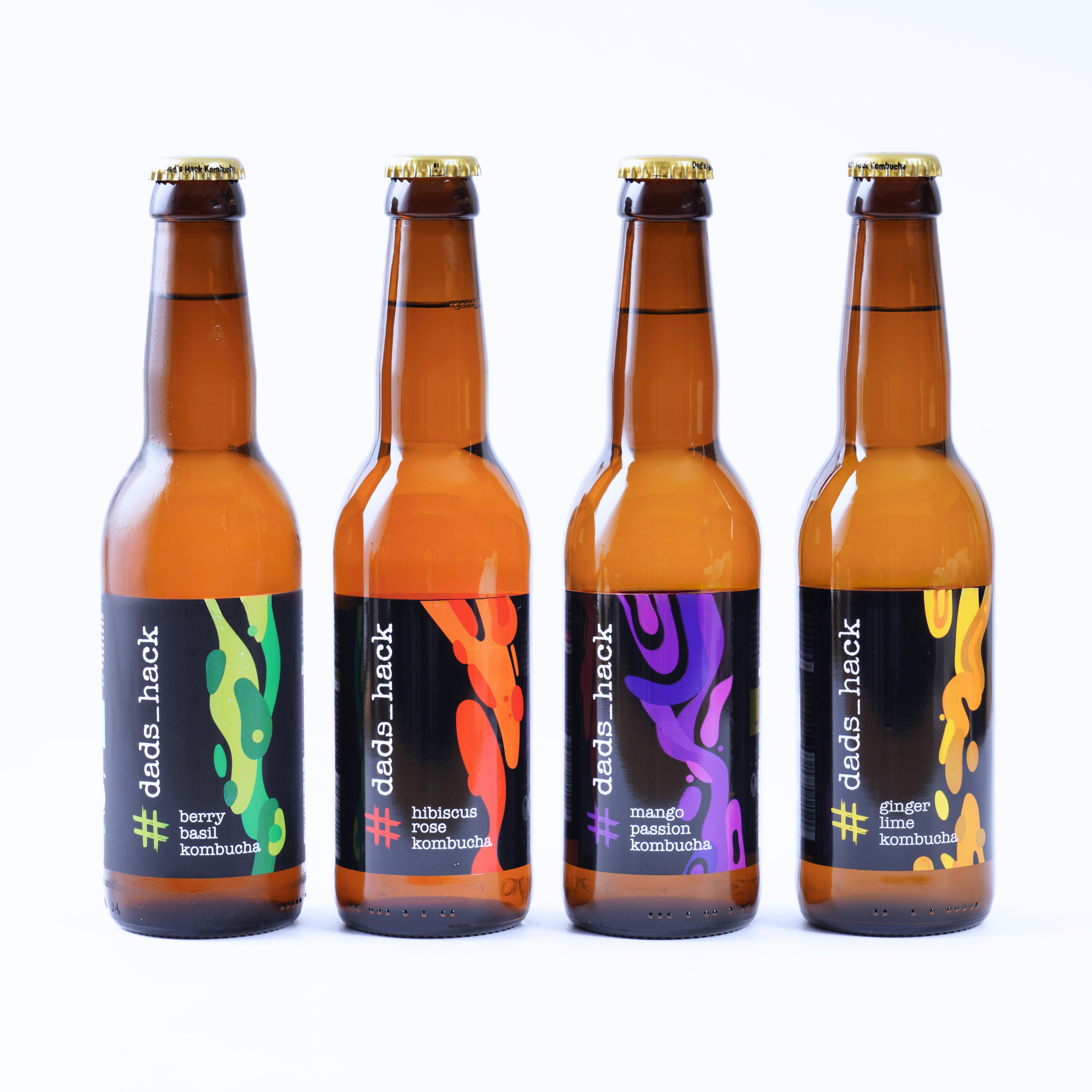 4-Pack Kombucha Bottles (Taster Pack)