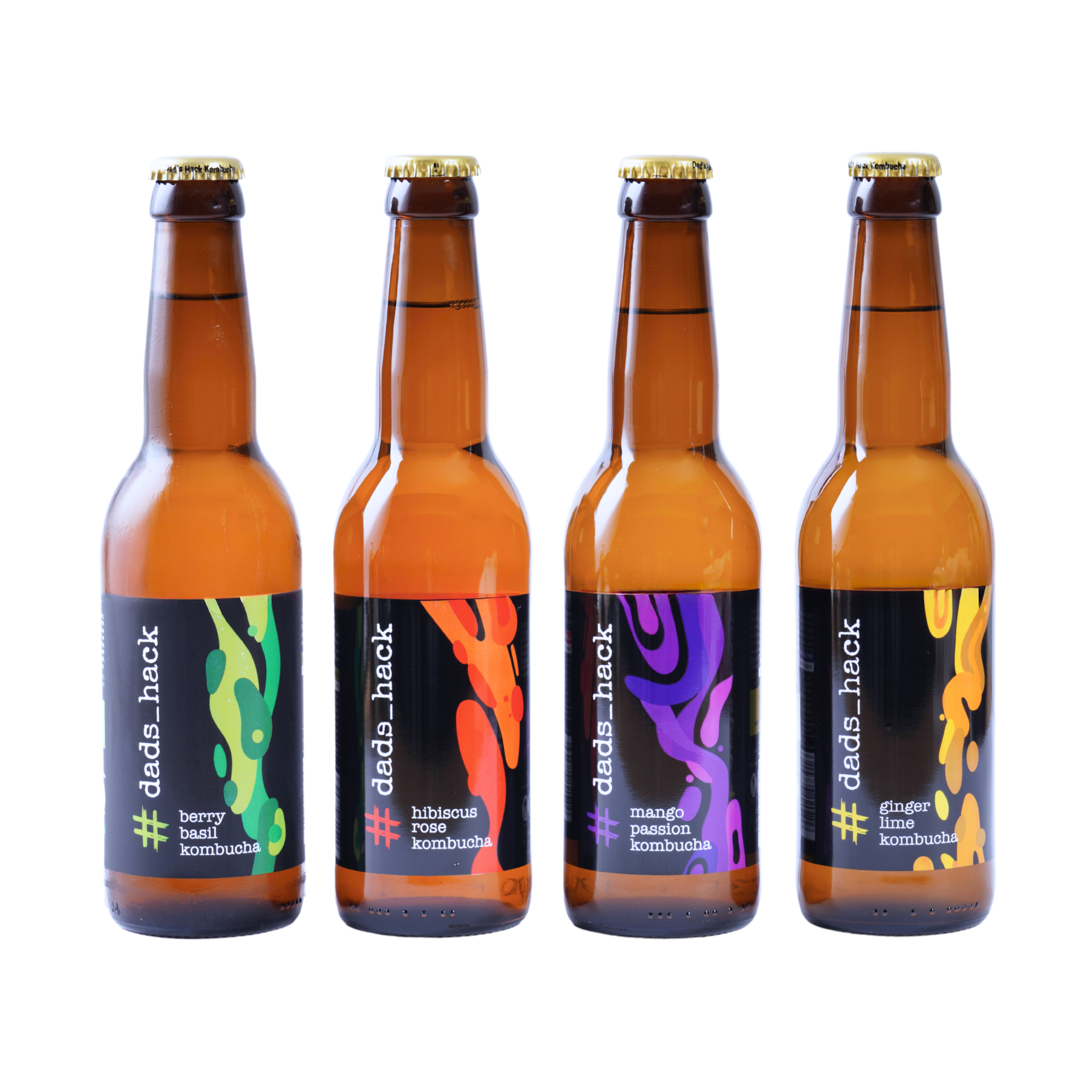 4-Pack Kombucha Bottles (Taster Pack)