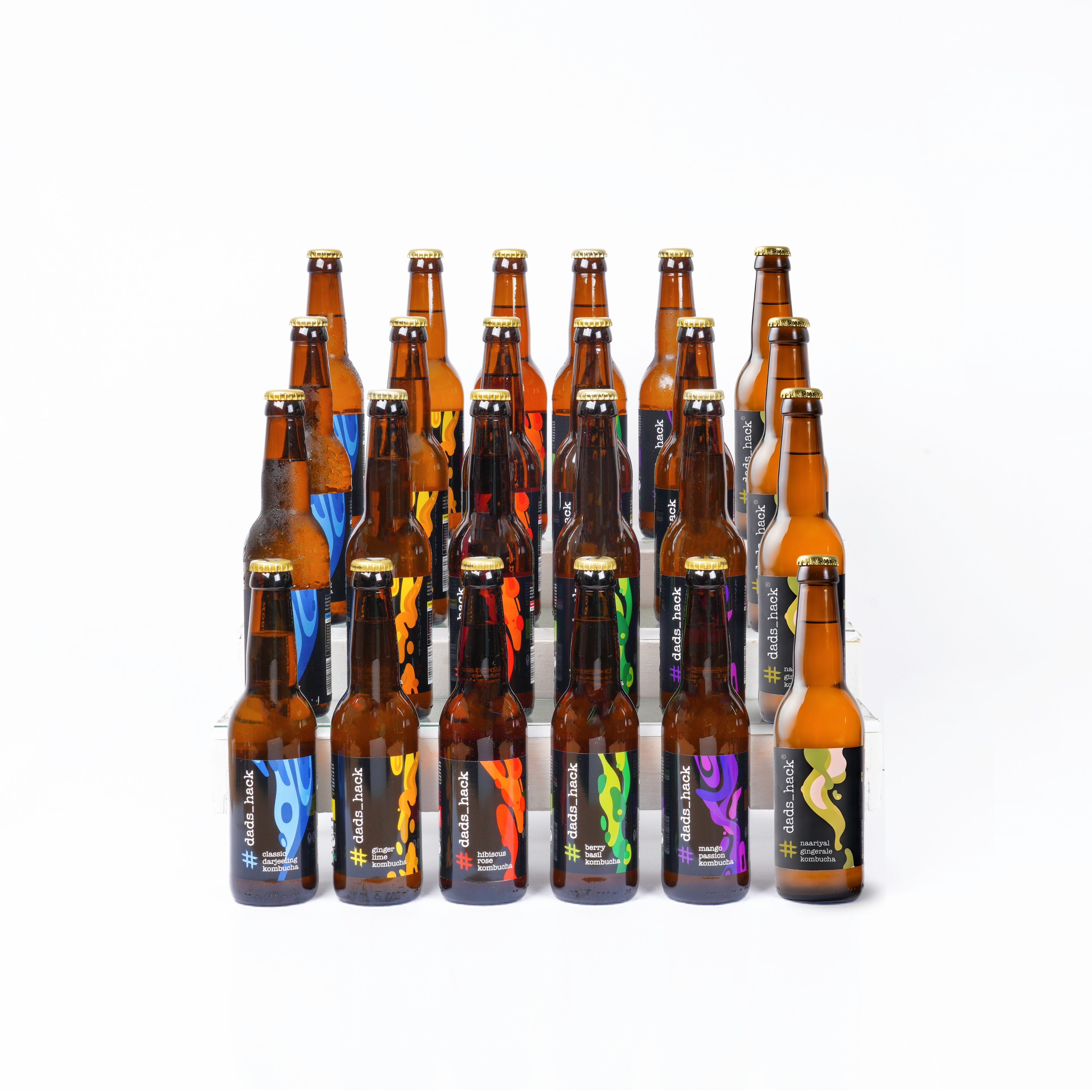 24-Pack Kombucha Bottles