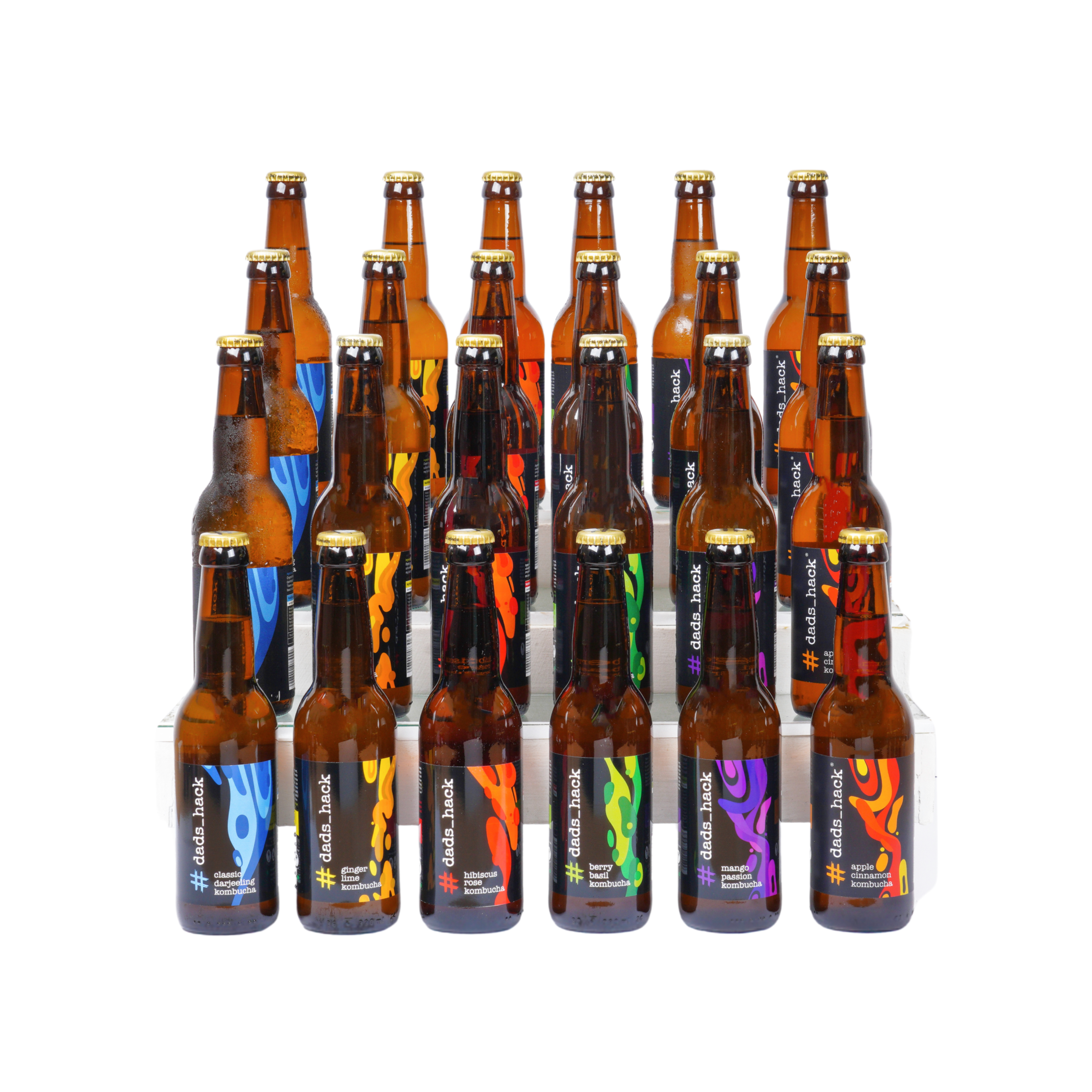 24-Pack Kombucha Bottles