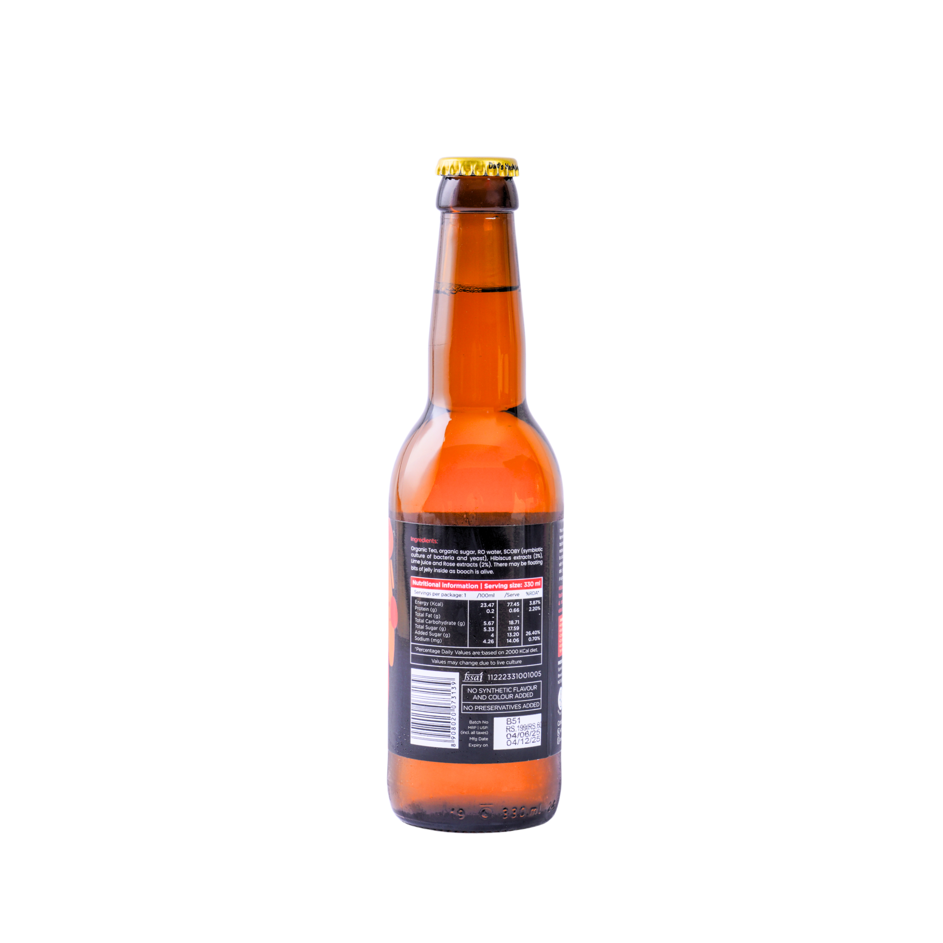 Hibiscus Rose Kombucha