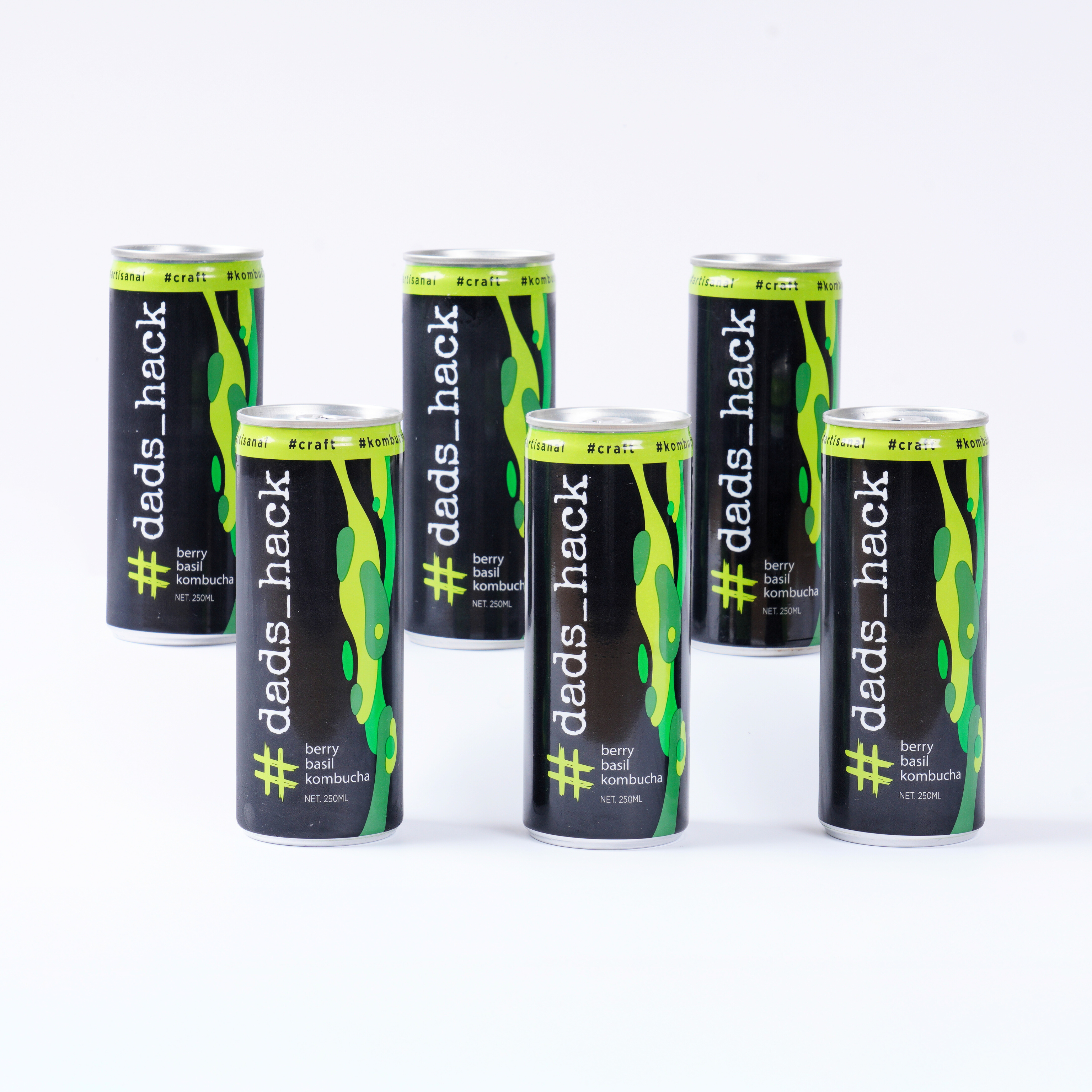 Berry Basil - Pack of 6 Kombucha Cans