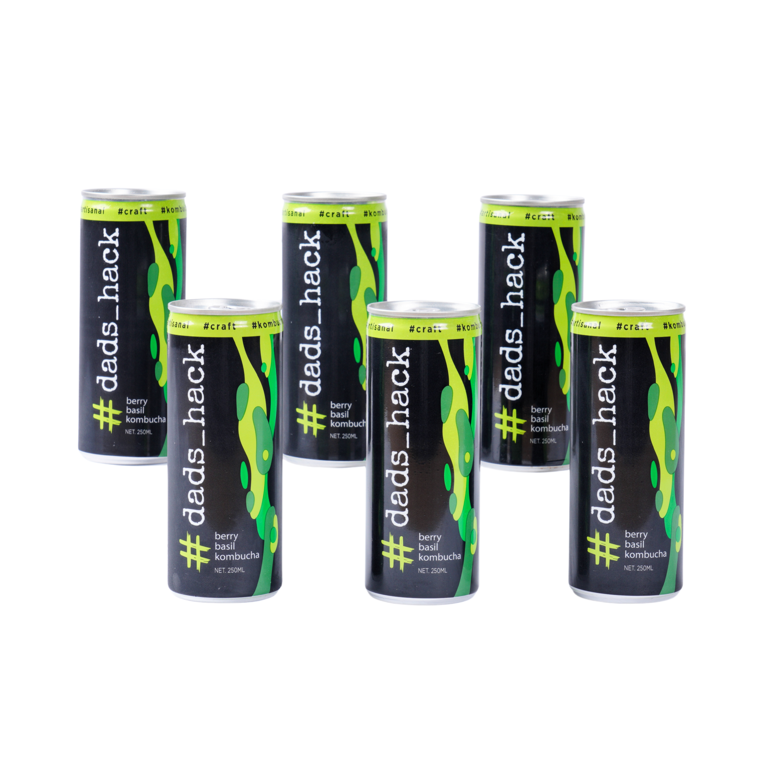 Berry Basil - Pack of 6 Kombucha Cans