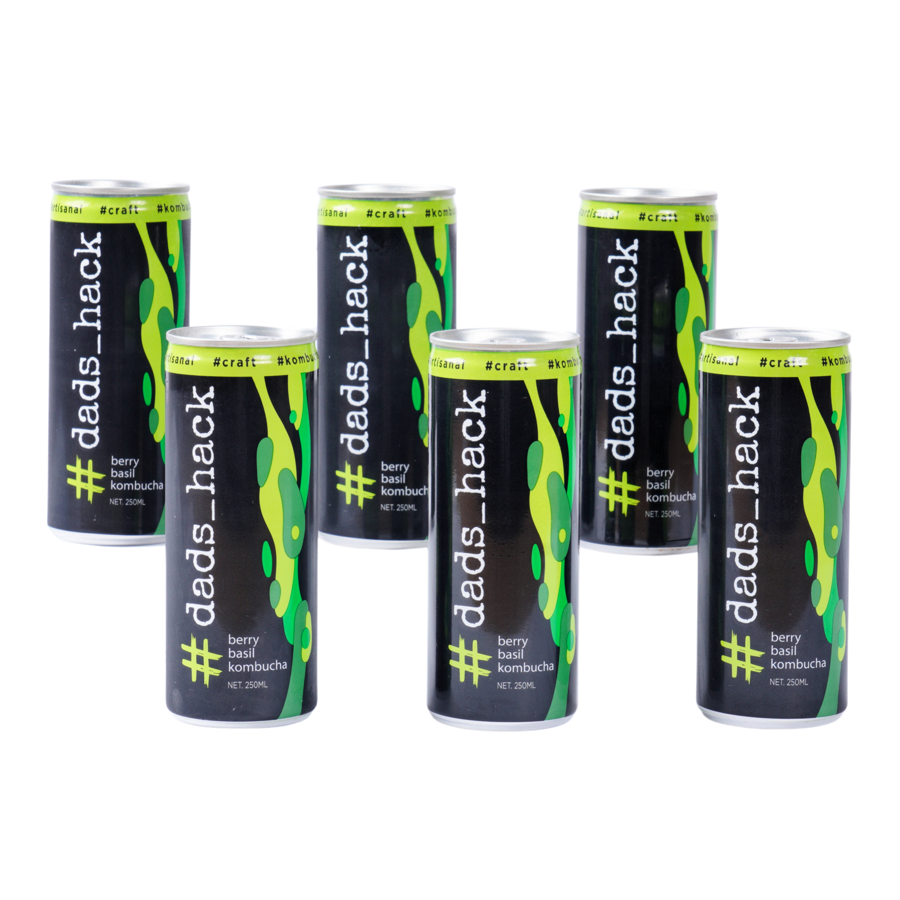 Berry Basil - Pack of 6 Kombucha Cans