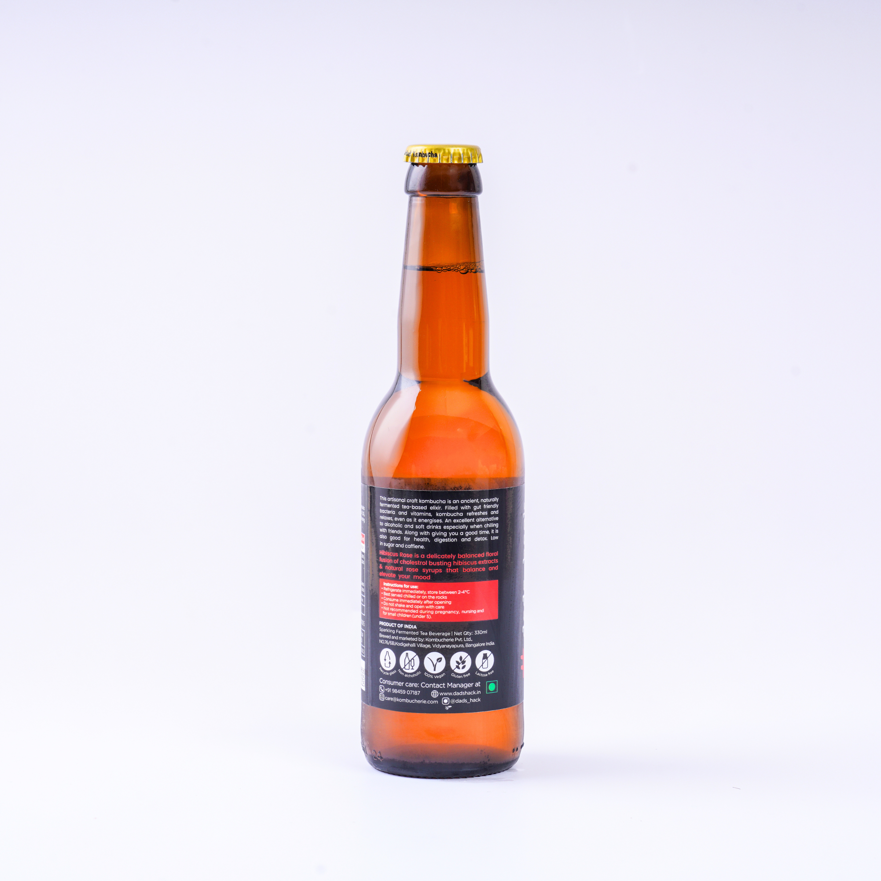 Hibiscus Rose Kombucha