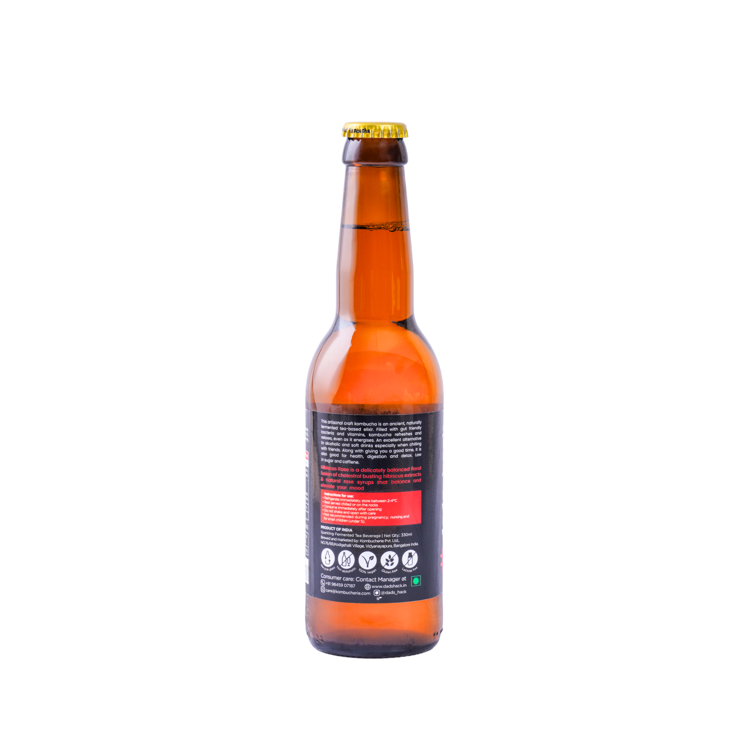 Hibiscus Rose Kombucha