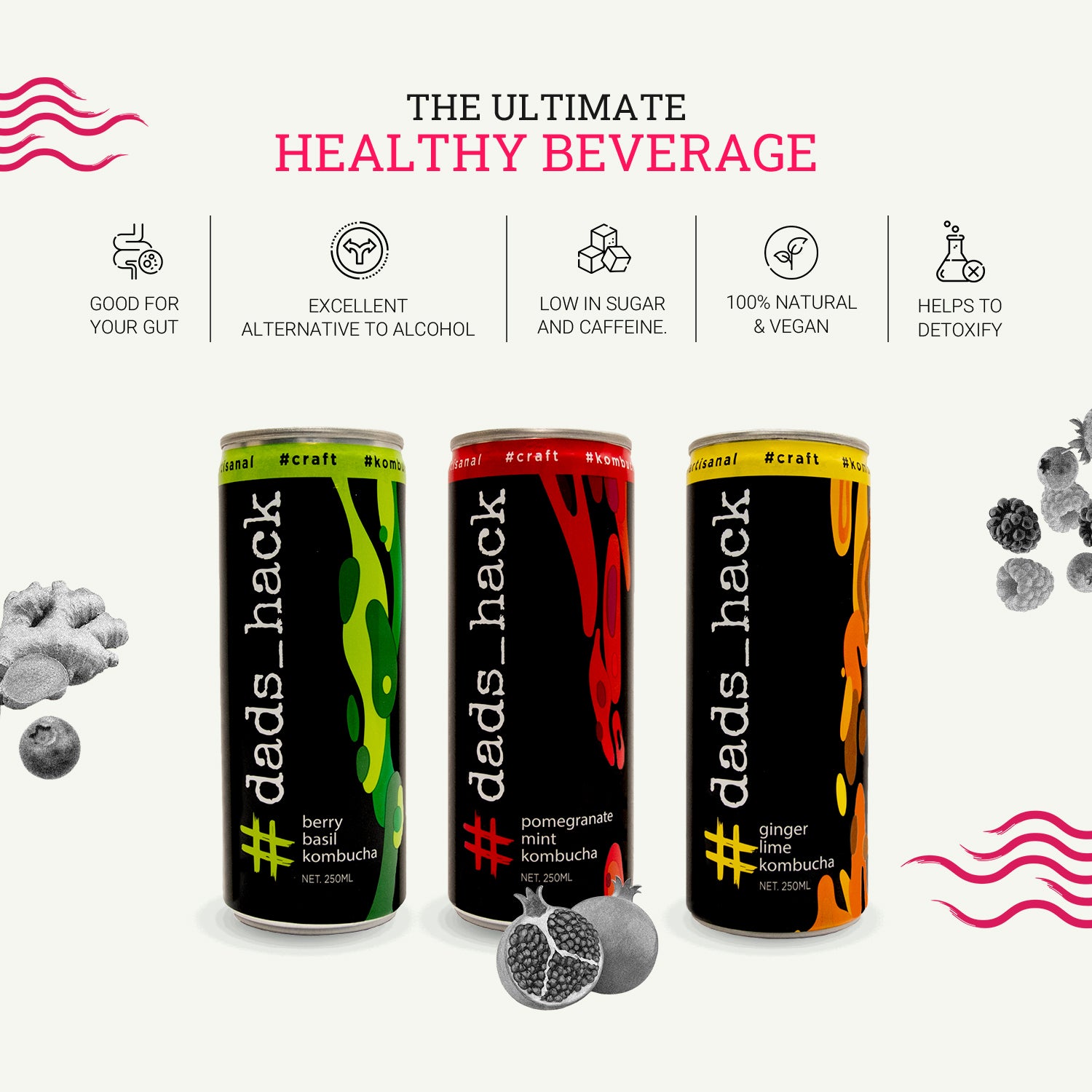 TrialPack of 3 cans - Mix Flavors