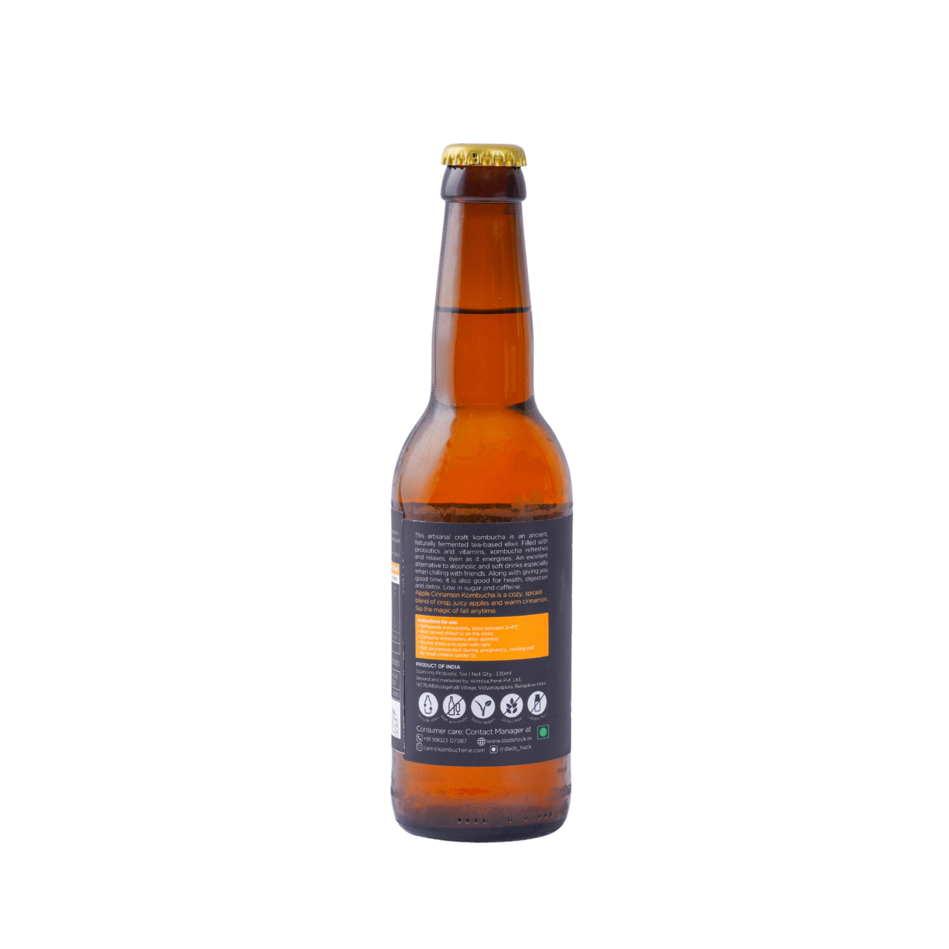 Apple Cinnamon Kombucha