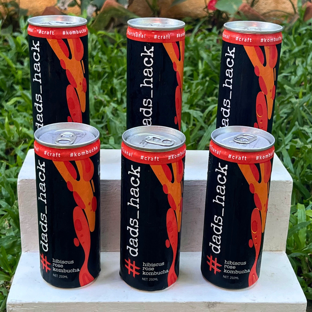 Hibiscus Rose Kombucha Can - Pack of 6