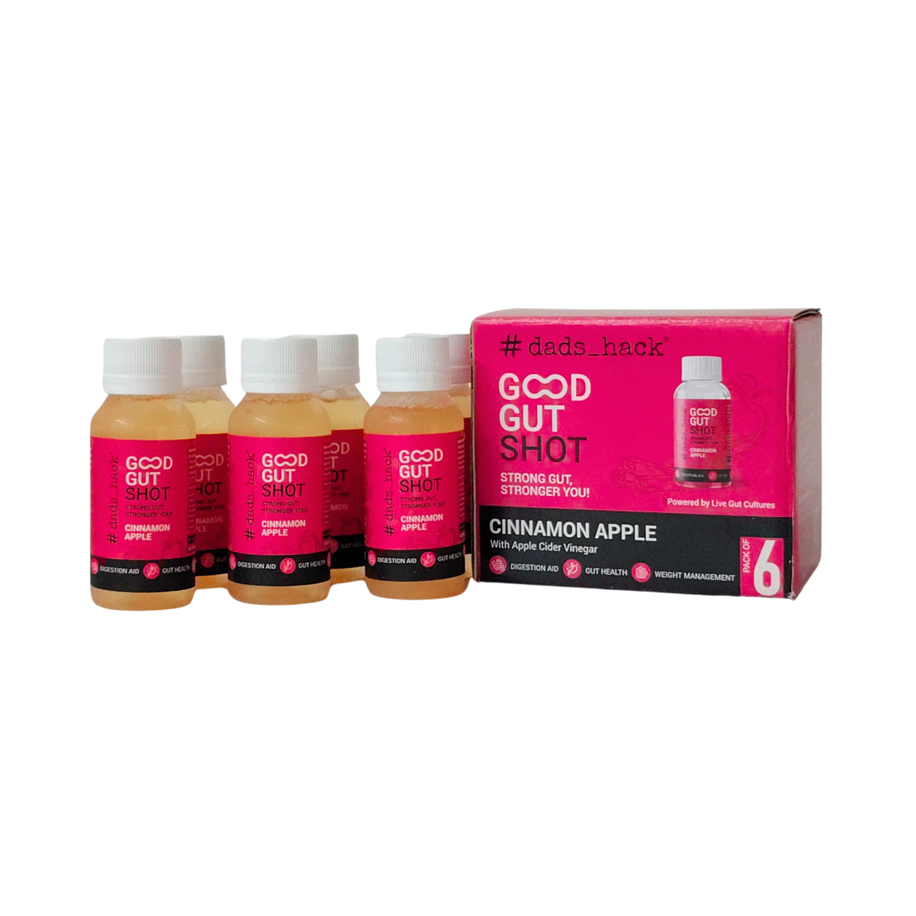 Good Gut Shot - Cinnamon Apple (Pack of 6)