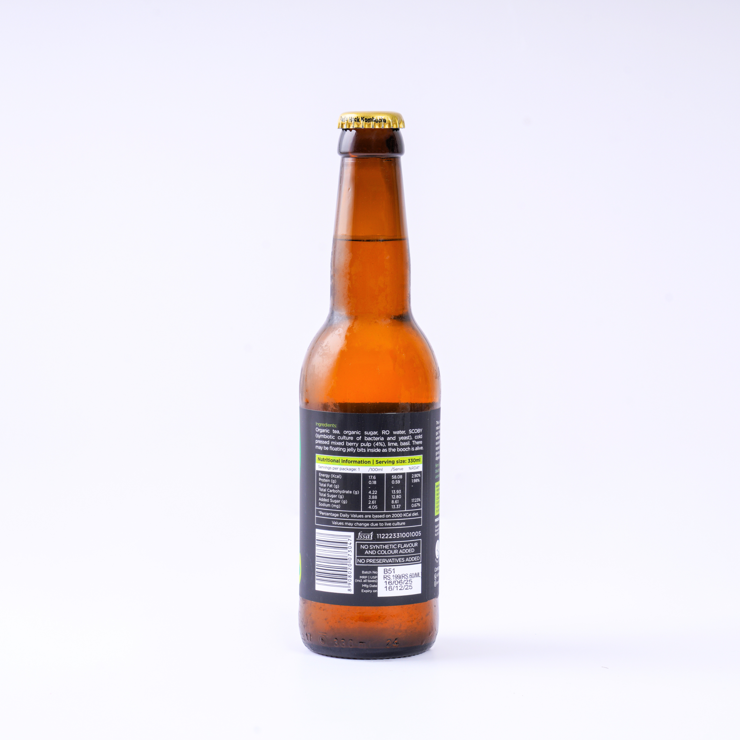 Berry Basil Kombucha