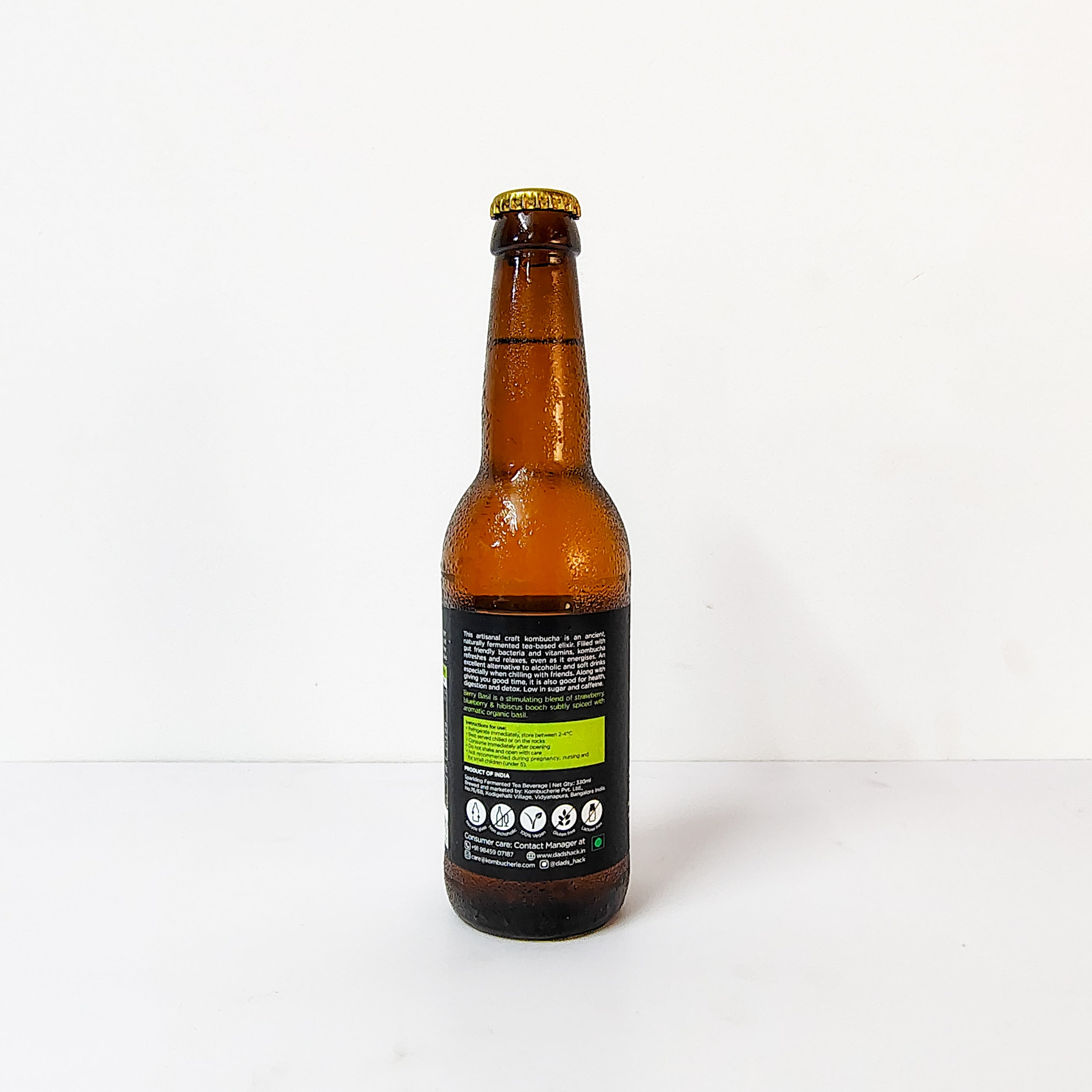 Berry Basil Kombucha