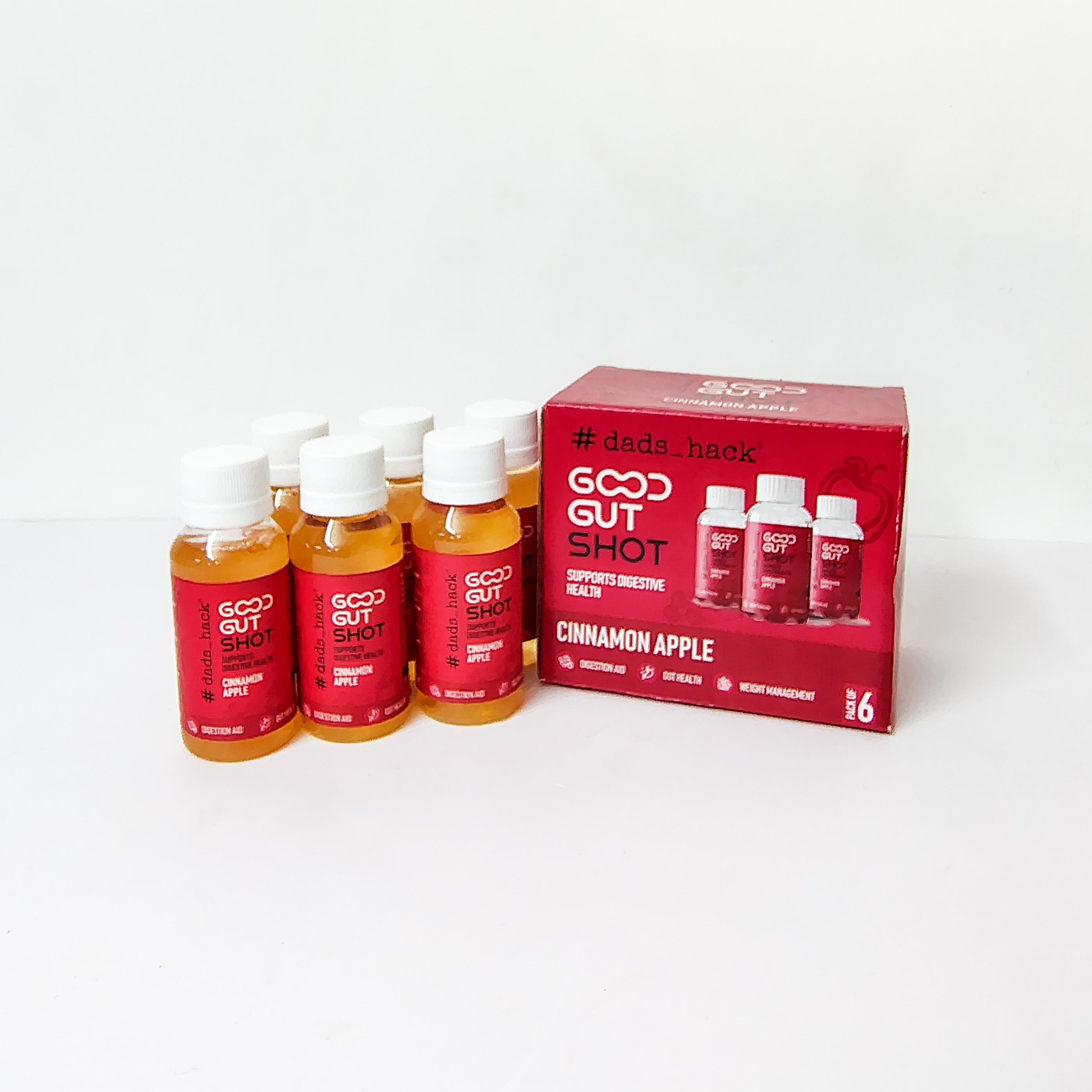 Good Gut Shot - Cinnamon Apple (Pack of 6)