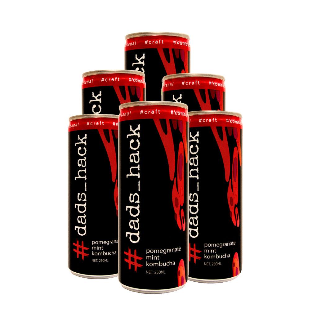 Pomegranate Mint Kombucha Can - Pack of 6